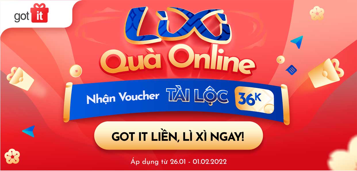 Lì xì Online từ Got It và ZaloPay