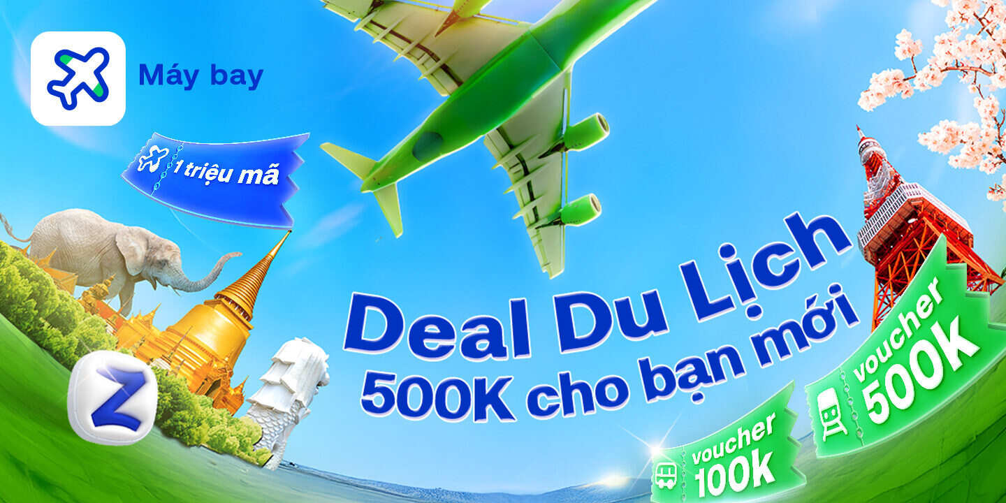 Đặt vé máy bay nhận ưu đãi từ Zalopay ngay