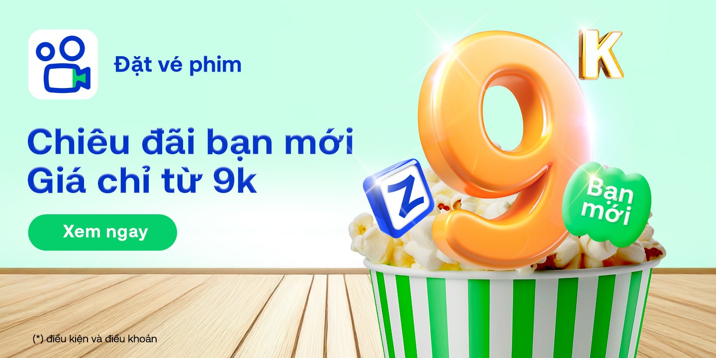 đặt vé xem phim qua Zalopay