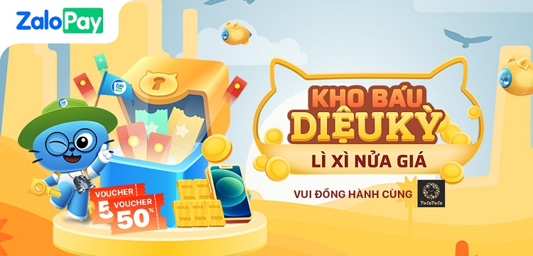 Kho báu diệu kỳ đồng hành cùng Tocotoco | ZaloPay