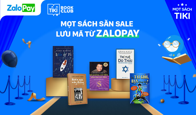 Mua sách hoặc mang lại học viên SV bên trên Tiki giao dịch thanh toán ZaloPay