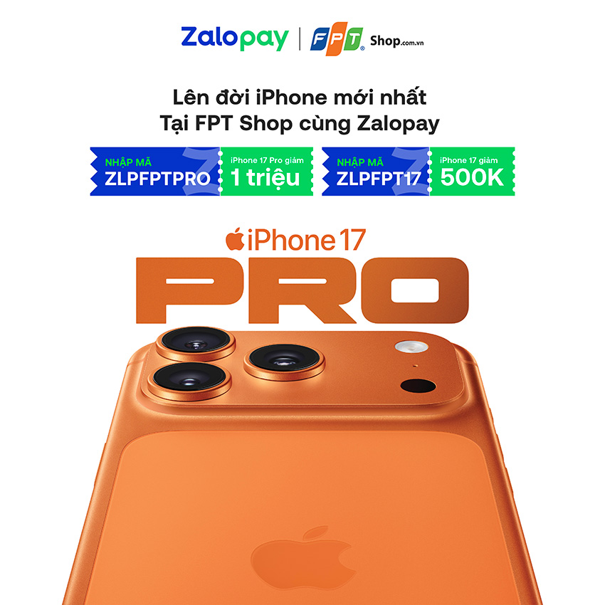 Săn iPhone 17 và iPhone Air giá hời qua Zalopay
