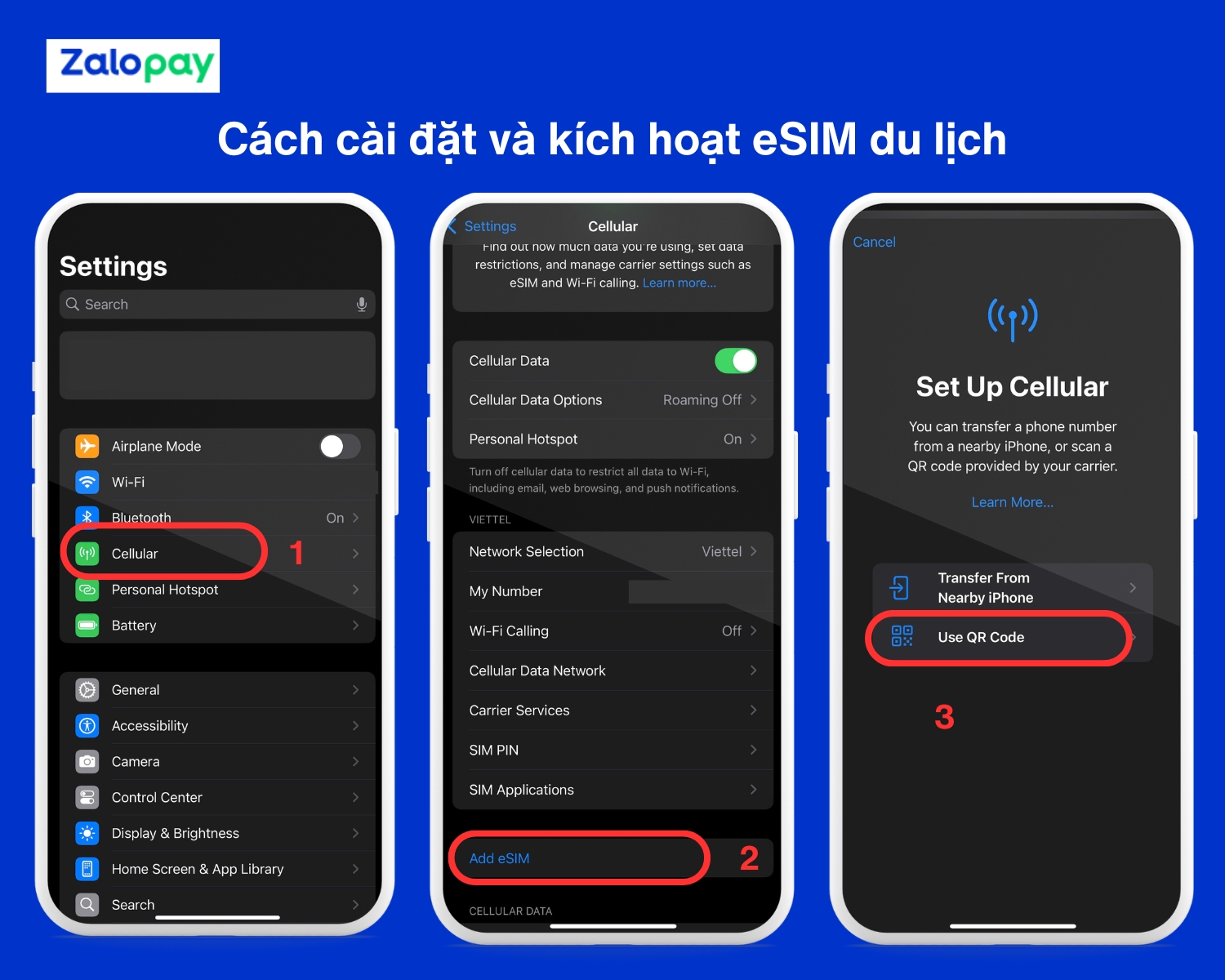 Cách cài đặt và kích hoạt eSIM du lịch