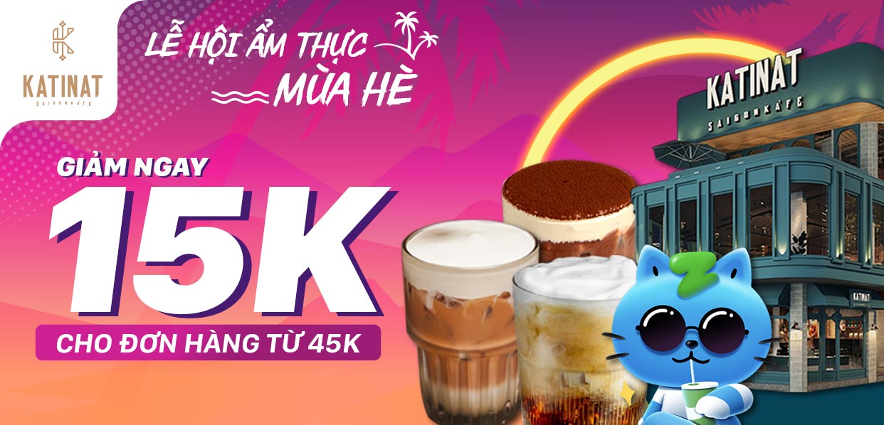 Giảm 15K mua Katinat thanh toán ZaloPay