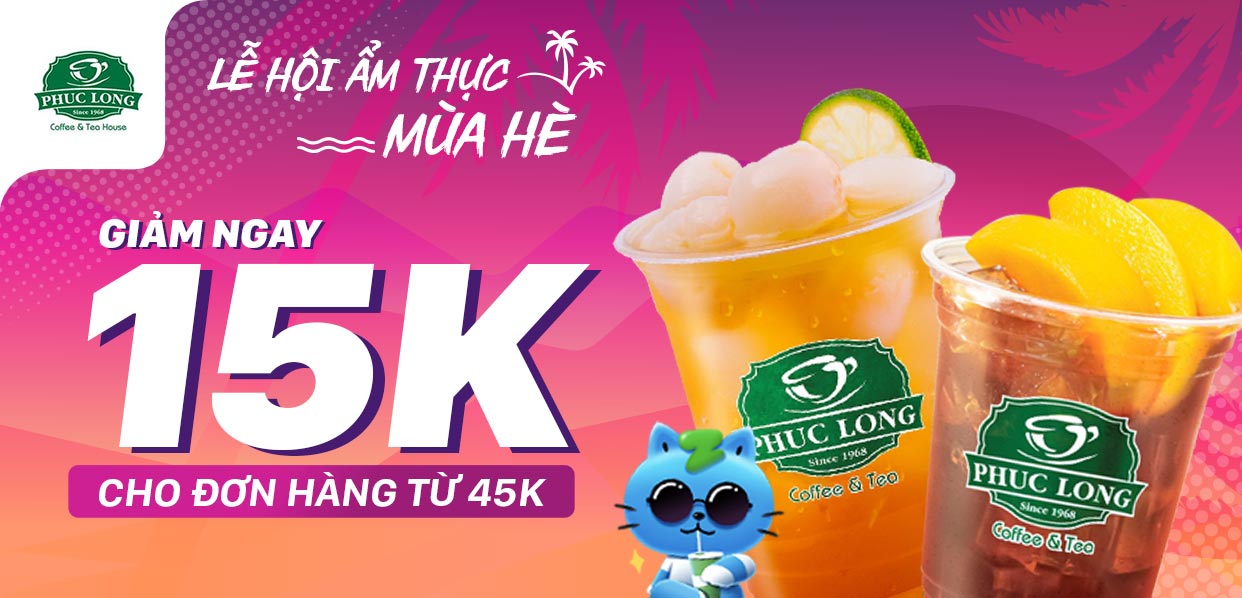 Mua Phúc Long thanh toán ZaloPay nhận mã giảm giá