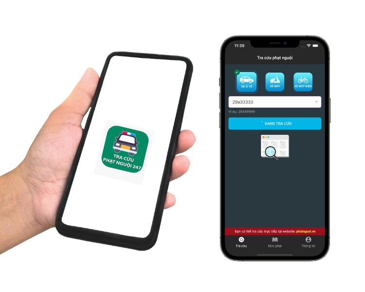Ứng dụng Tra cứu phạt nguội 247