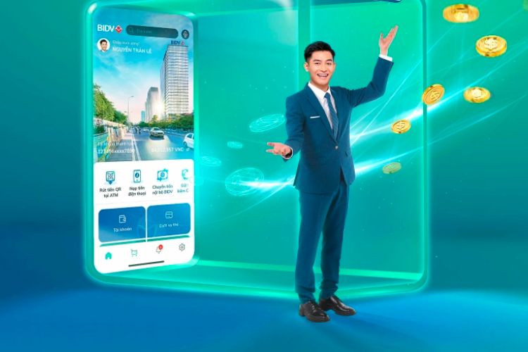 Tạo khoản vay online trên ứng dụng BIDV SmartBanking.