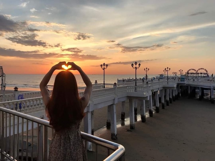 Đón hoàng hôn tuyệt đẹp