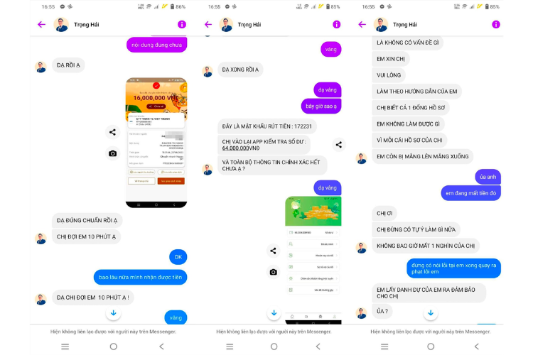 Lừa đảo vay tiền online qua mạng xã hội