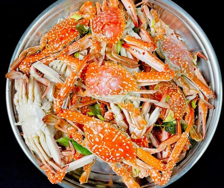 Ghẹ hấp sả ớt