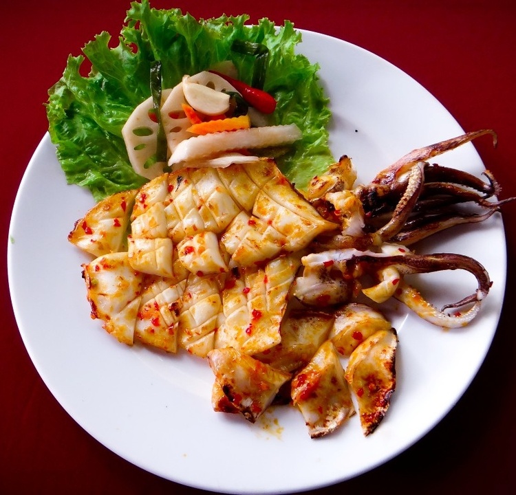 Mực 1 nắng nướng muối ớt