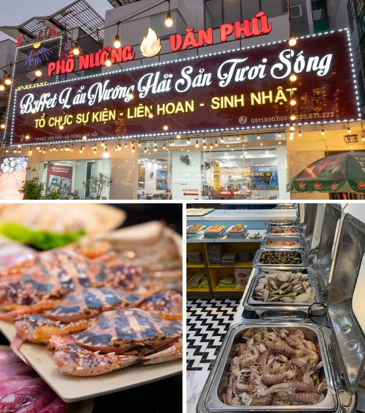 Buffet Hải Sản Văn Phú