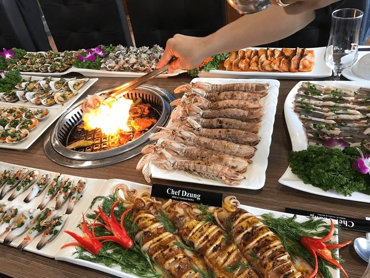 Buffet lẩu nướng hải sản Chef Dzung