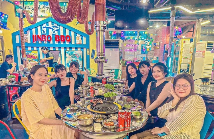 JINRO BBQ, Cầu Giấy, Hà Nội 진로비비큐 꺼우저이