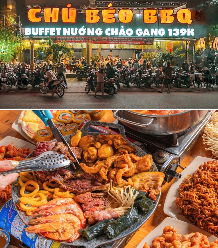 Chú Béo BBQ - Buffet Nướng Chảo Gang
