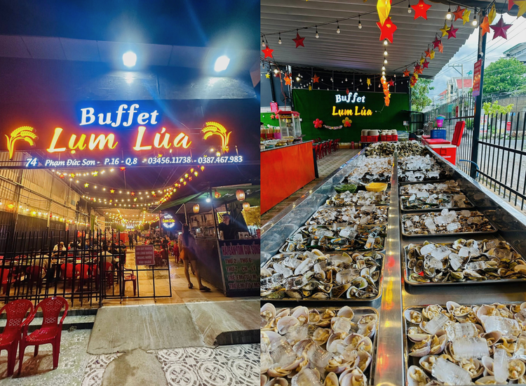 Buffet Lụm Lúa - Buffet ốc Quận 8