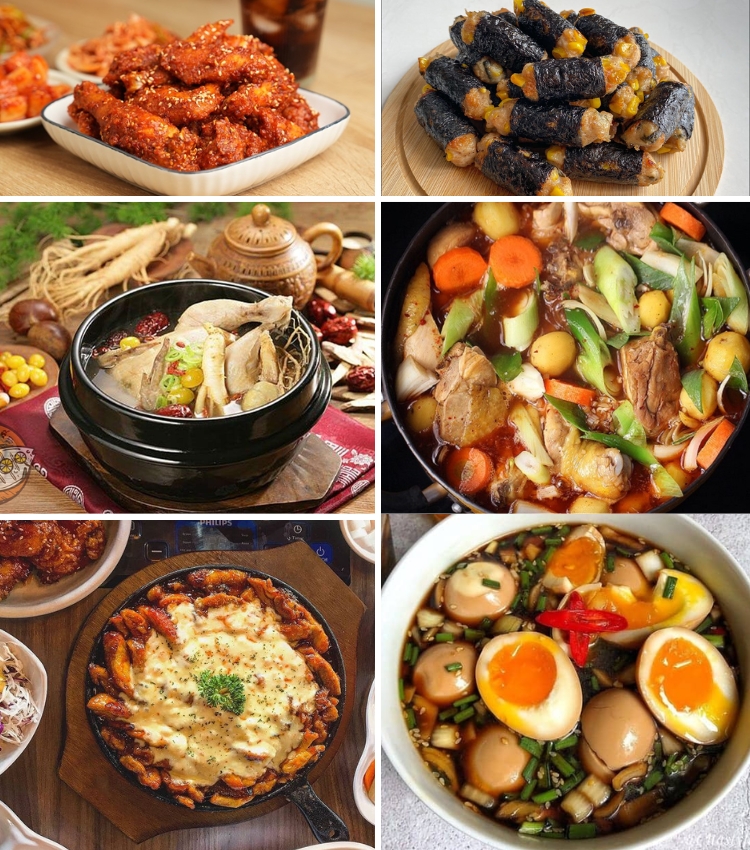 Các món gà Hàn Quốc