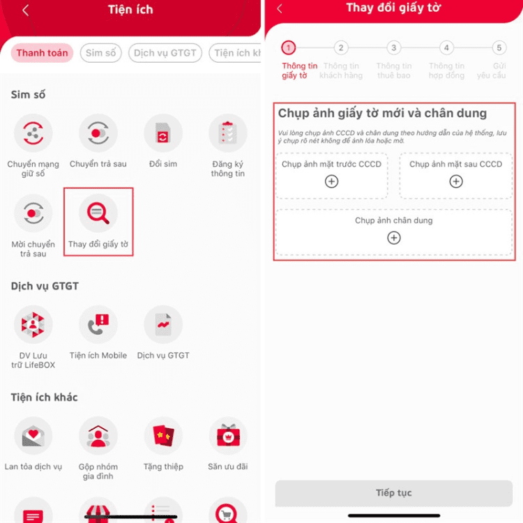 Đăng ký SIM chính chủ Viettel online qua My Viettel