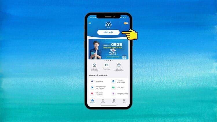 Kiểm tra dung lượng gói 4G MobiFone qua ứng dụng