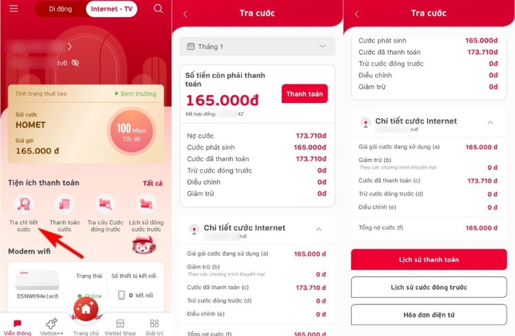 cách kiểm tra tiền ứng viettel