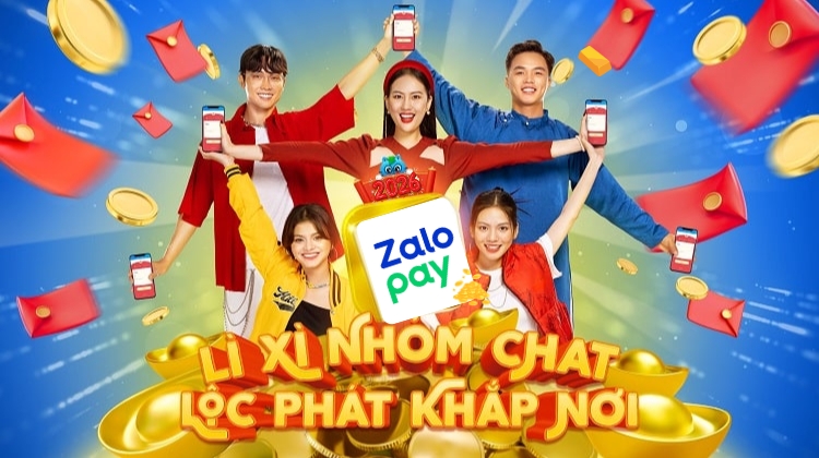 Tính năng lì xì online qua Zalopay 
