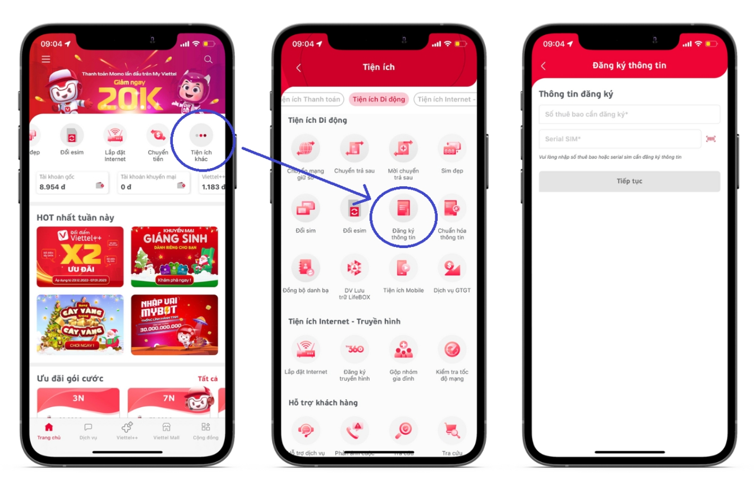 Đăng ký SIM chính chủ Viettel online qua My Viettel