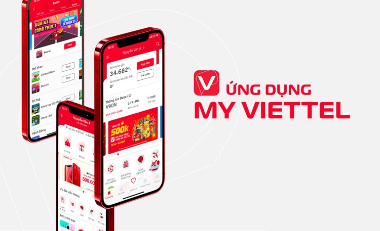 Cách mua thẻ cào điện thoại qua My Viettel