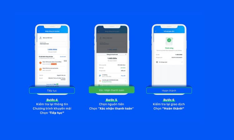 thanh toán tiền điện bằng tài khoản ngân hàng BIDV trên app ZaloPay