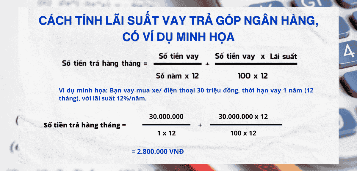 LÃI SUẤT TRẢ GÓP TỪ 0% CHO MỌI KHOẢN VAY
