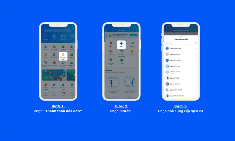 nộp tiền nước qua ứng dụng ví điện tử ZaloPay