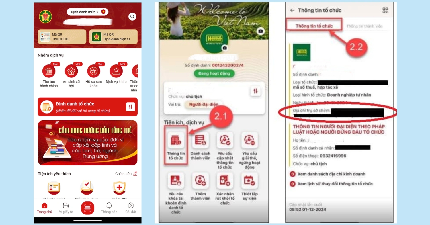 tra cứu qua 3 công cụ chính