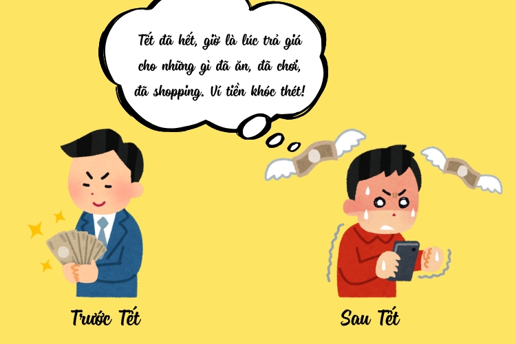 Caption, status hết Tết