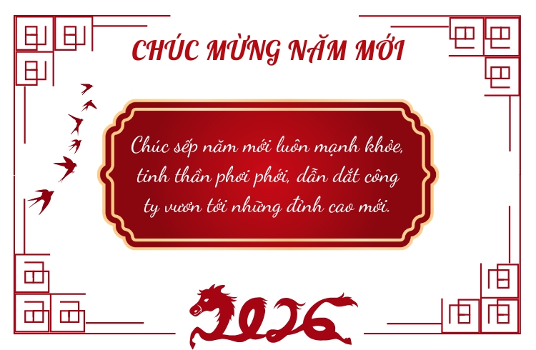 Những câu chúc Tết sếp hay, ấn tượng và ý nghĩa