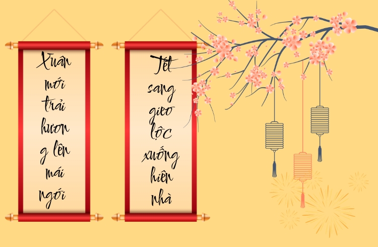 Câu đối Tết 7 chữ
