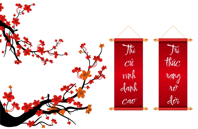 Câu đối Tết về công danh - học hành