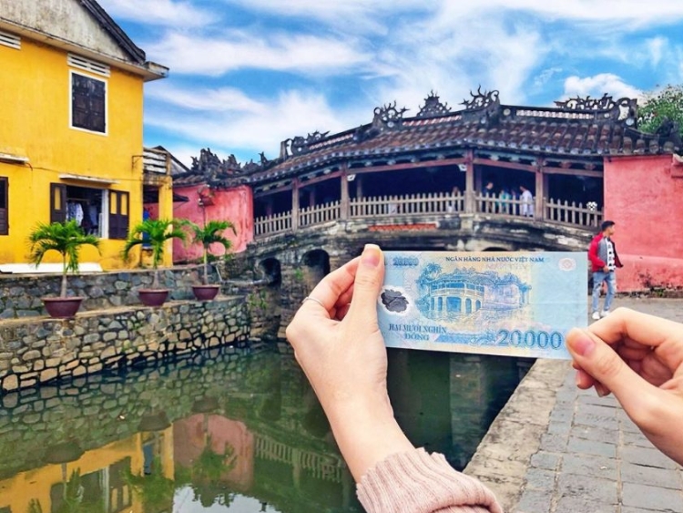 Chùa Cầu Hội An được in trên tờ tiền Việt Nam