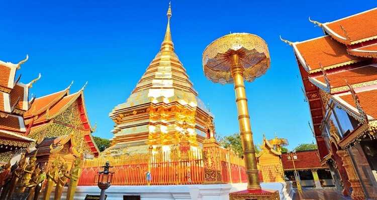 Wat Phrathat Doi Suthep – Chùa nổi bật trên núi Chiang Mai