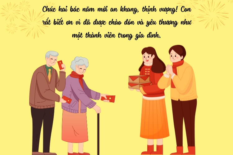 lời chúc Tết bố mẹ người yêu ấn tượng dịp Tết