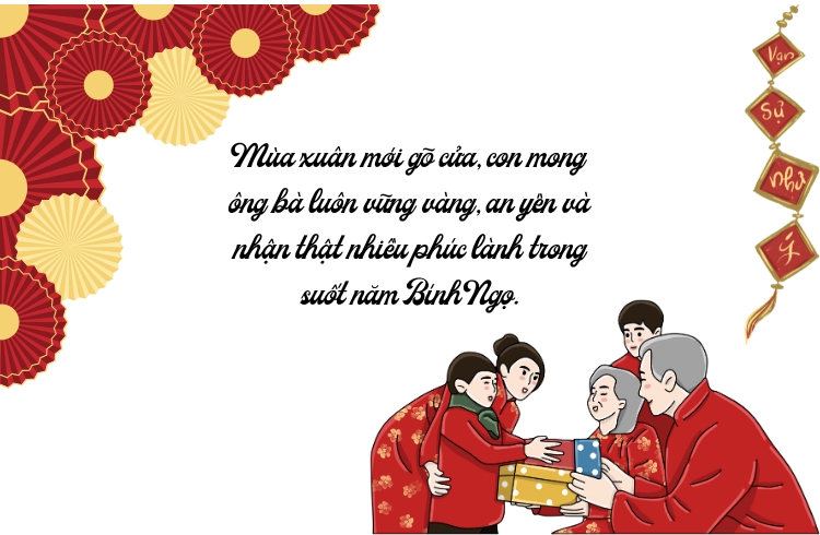Những lời chúc Tết ông bà ý nghĩa
