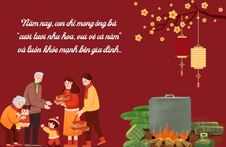 Những lời chúc Tết ông bà hài hước, dí dỏm