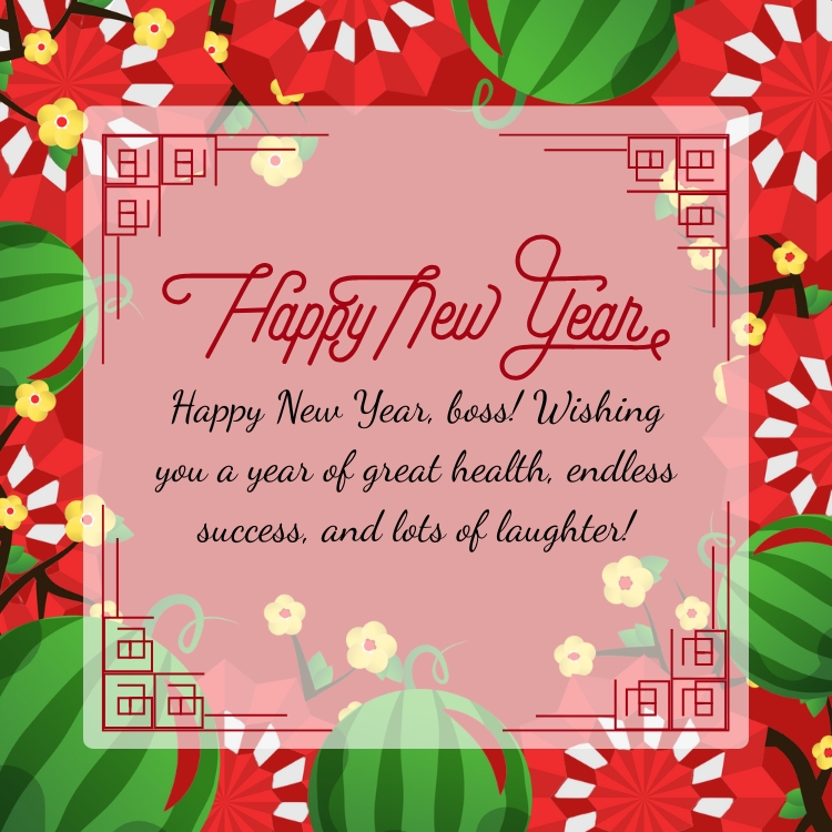 Lời chúc Tết sếp bằng tiếng Anh