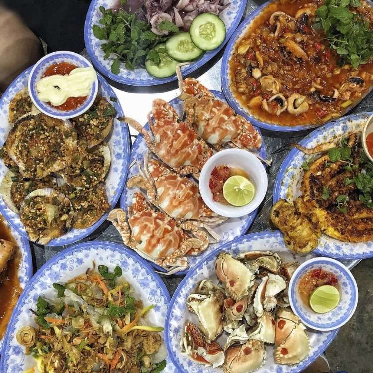 Các món nhậu hải sản