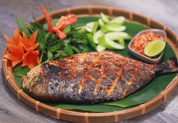 Cá nướng mọi hấp dẫn