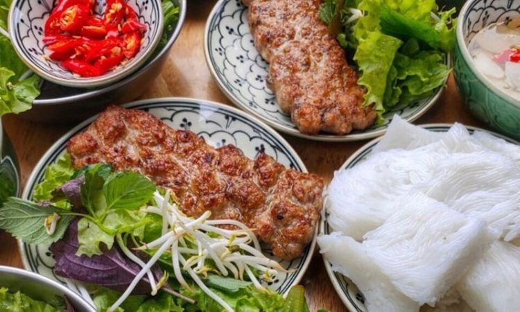 Bún chả quạt