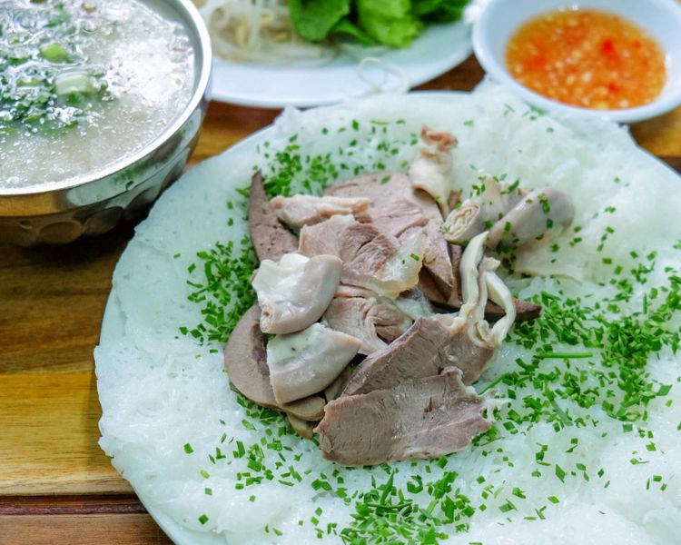 Bánh hỏi lòng heo