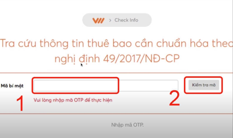 Đăng ký SIM chính chủ Vietnamobile tại nhà qua website