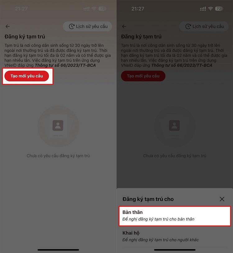 Hướng dẫn đăng ký tạm trú online