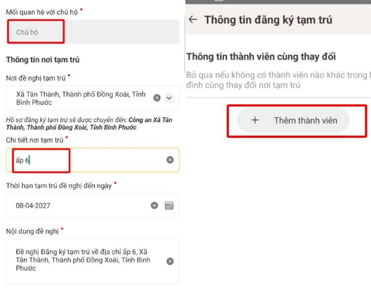 Hướng dẫn đăng ký tạm trú online