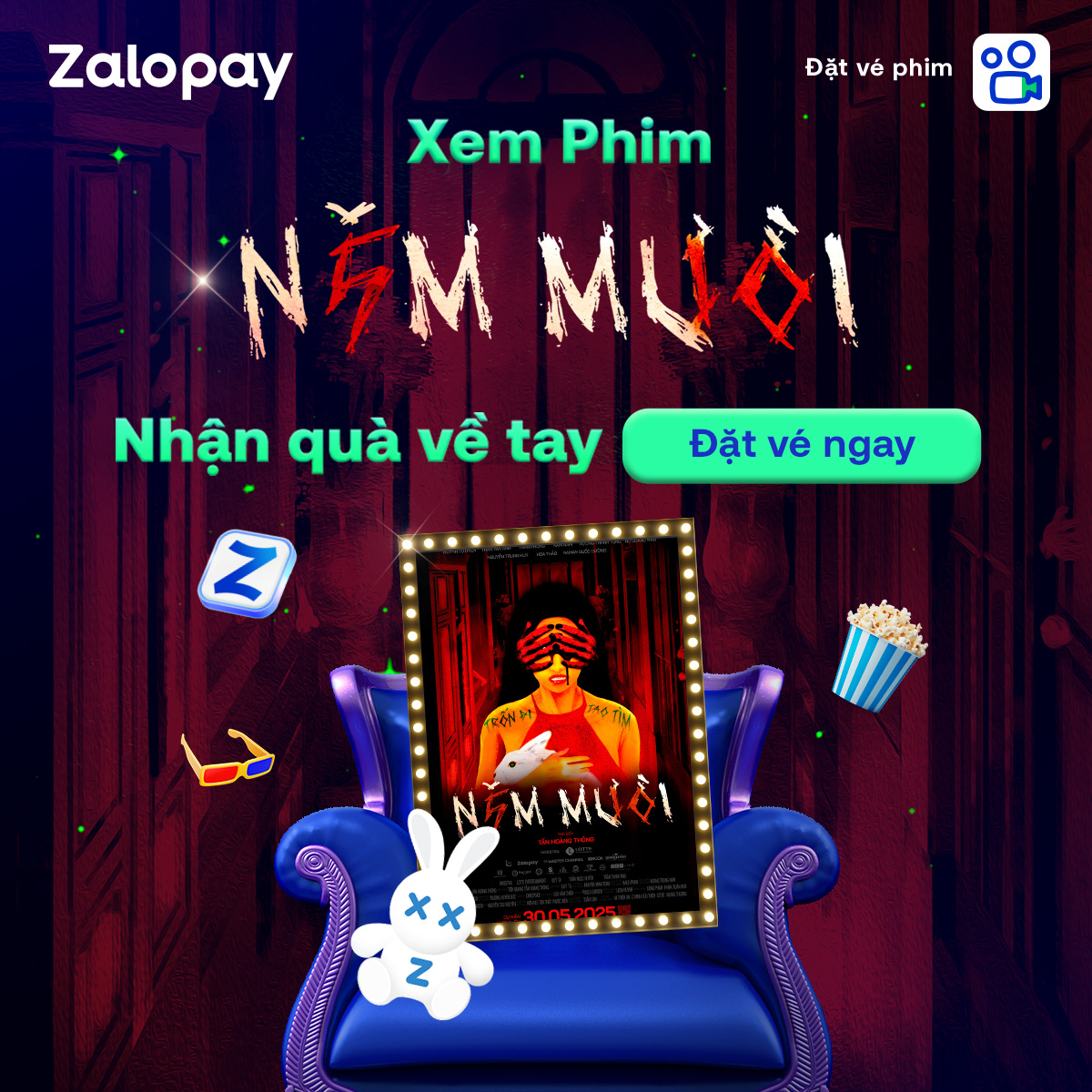 Đặt vé phim Zalopay nhận quà ngay