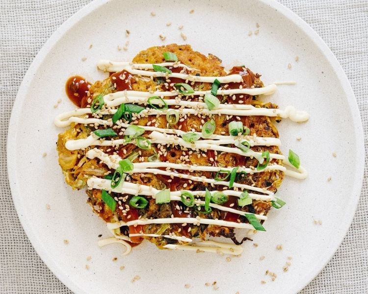 Okonomiyaki bánh xèo Nhật